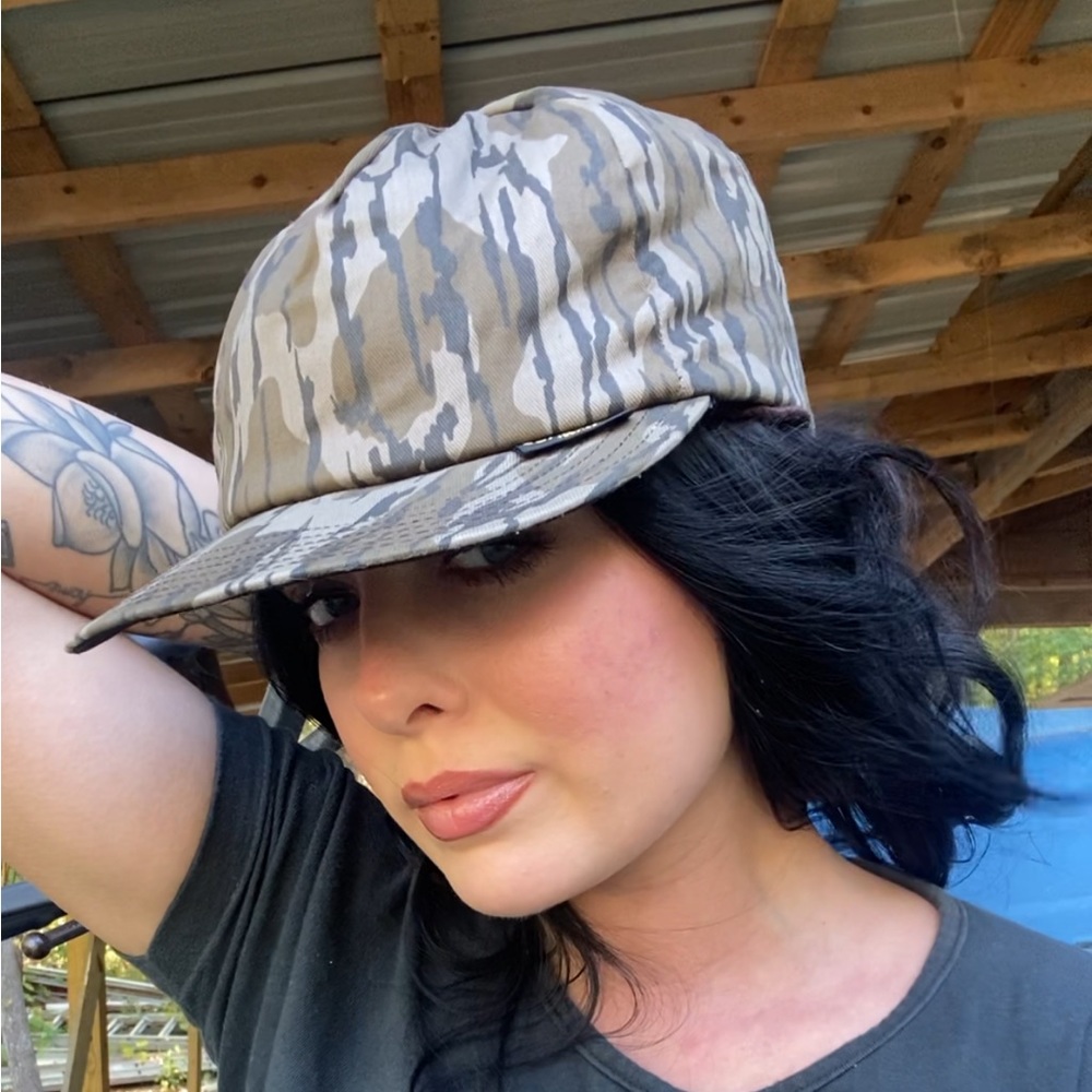 • 1980s Camo Insulated Flat Bill •
